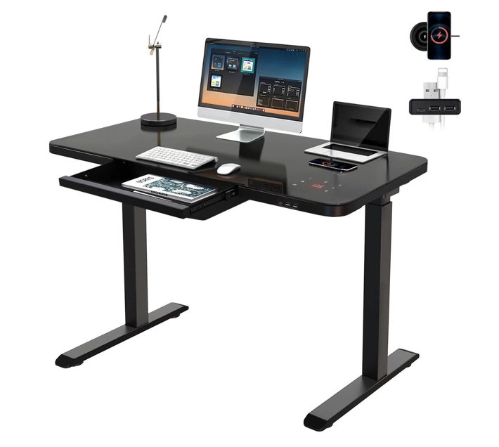Someone’s in a Makro Ergonomic Height Adjustable Standing Desks with
