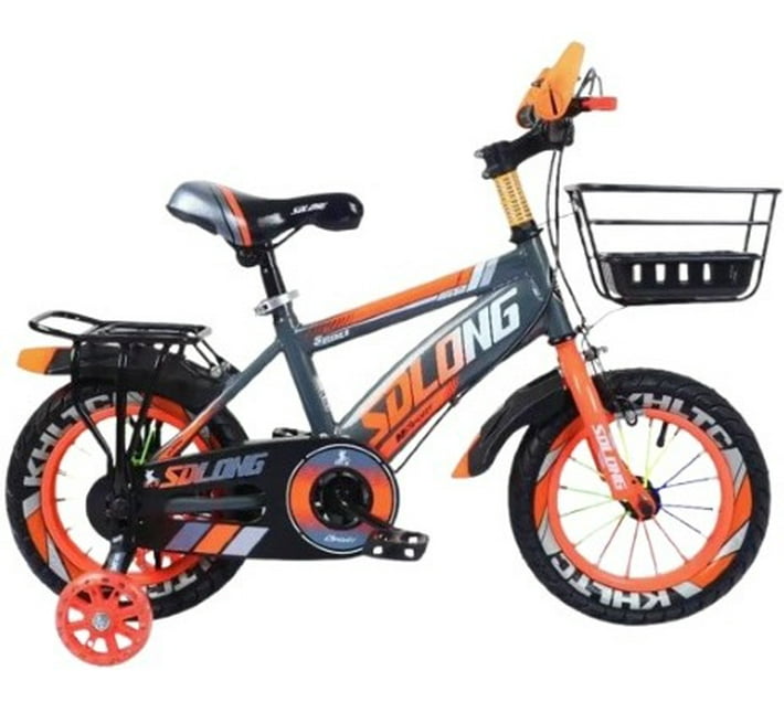 Phronex Kids Bikes With Training Wheels and Basket 22 cm Single Speed Multicolour