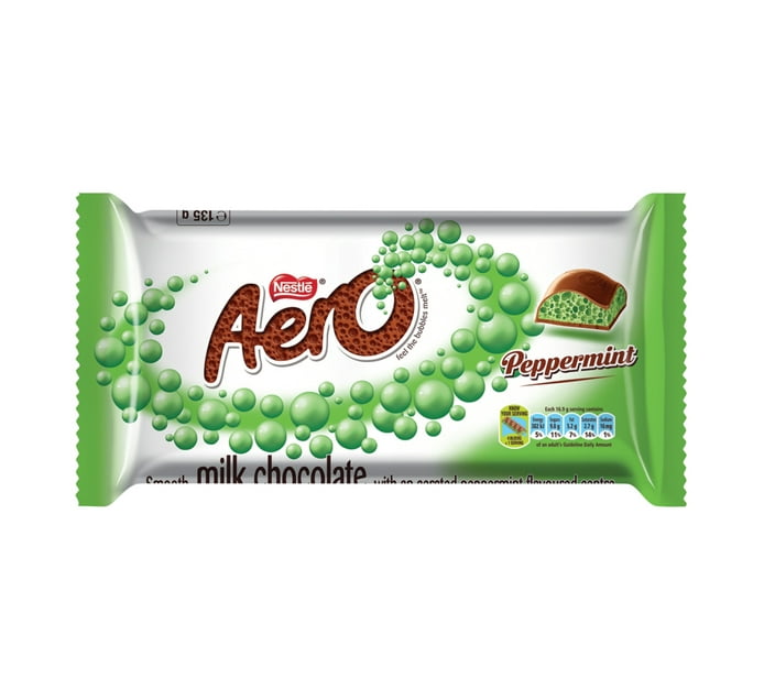 Someone’s in a Makro Nestle Aero Chocolate Slab Peppermint (135g) Mood