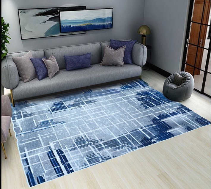 Fine Living Multicolor Velvet Area Rug Makro