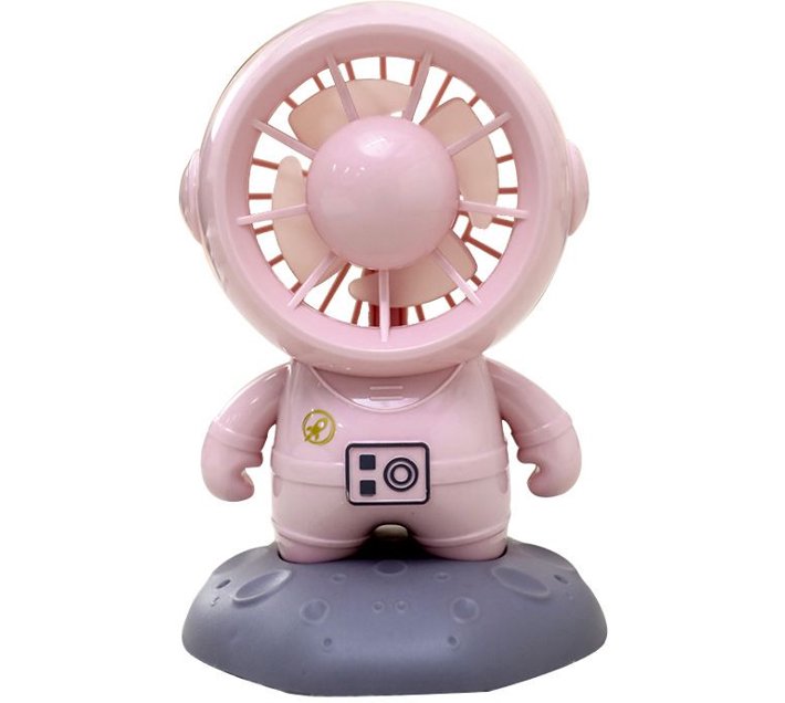 MHC Mini handheld fan, astronaut shape rechargeable handheld fan A 4