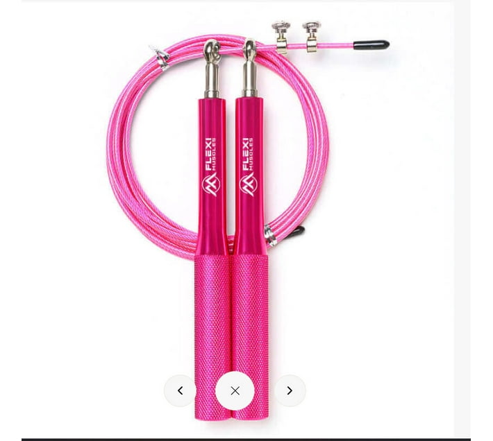 Buy HOME GYM Jump Rope - Pink Freestyle Skipping Rope (PINK, Length ...