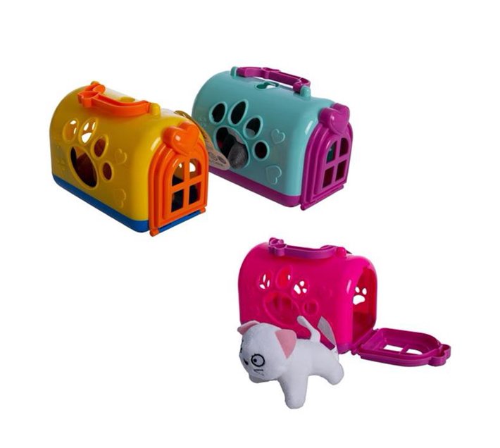 Play Set Pet Mini Plush In Carrier (3 Pack) Makro