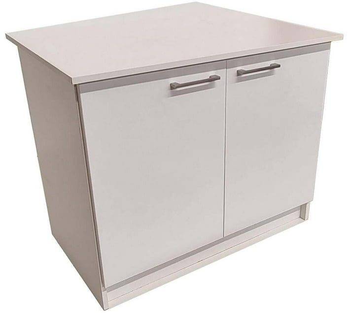 Flatpack DIY London 2 Shelf 2 Door Engineered Wood Free Standing