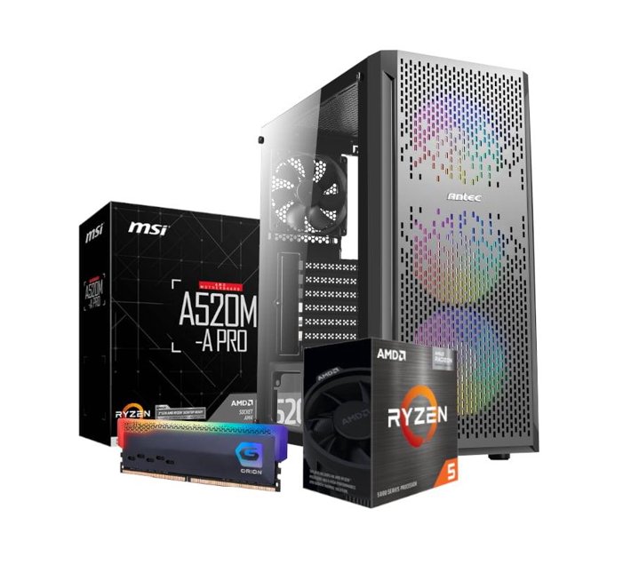 Chaos AMD Ryzen 5 5600G DEFENDER Windows 11 gaming Computer Makro