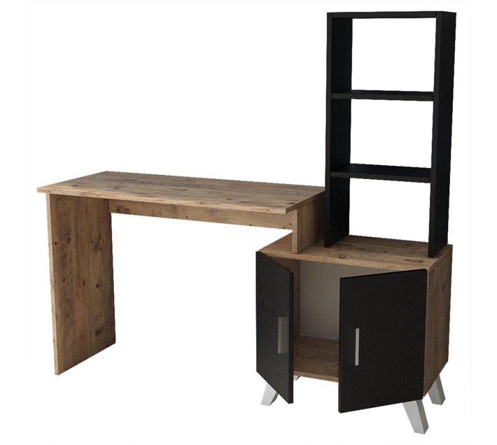 Someone’s in a Makro Yurupa Work Study Desk with 3 tier Shelves and