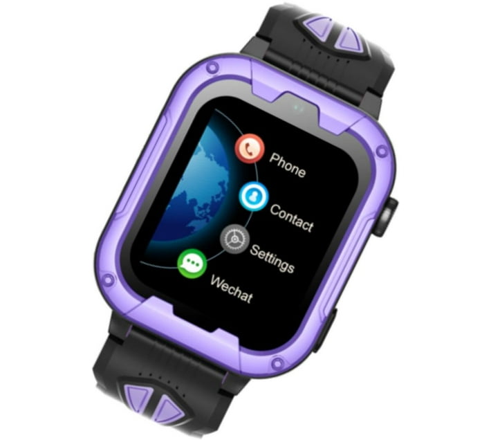 Generic SE157 Smartwatch (Black, Purple Strap, 160mm) Makro