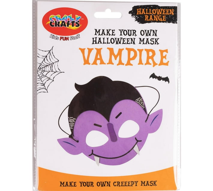 Someone’s in a Makro Make Your own Halloween Mask Vampire Mood