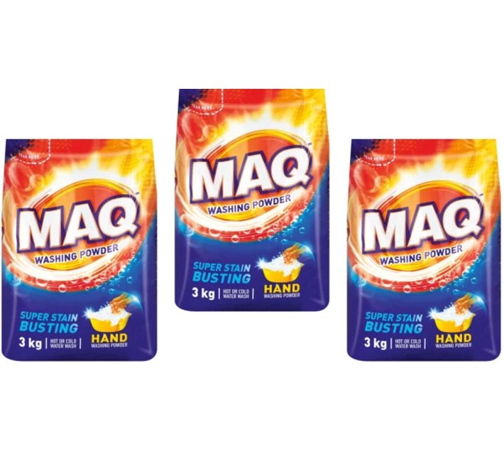 Buy maq Hand Washing Powder Washing Powder 9 kg (Pack of 3) in Bulk ...