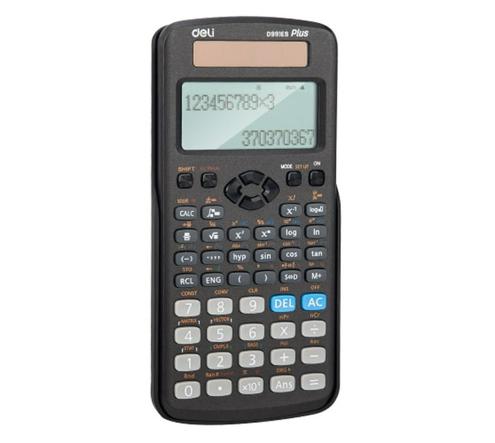 Someone’s in a Makro Deli 417 Function Scientific Calculator - Black ...