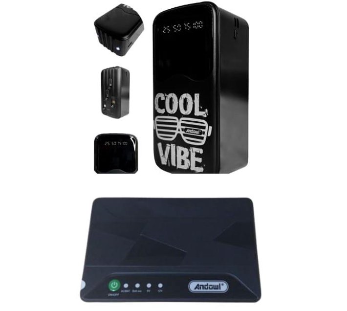 Loadshedding Combo 10000 mAh UPS and 60000 mAh Powerbank Makro