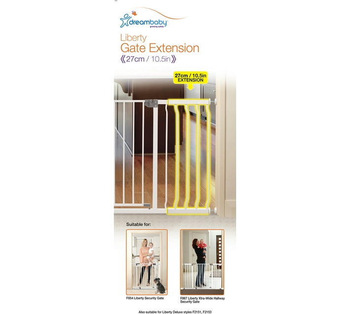 Dreambaby Stainless Steel Safety Gate (White) | Makro