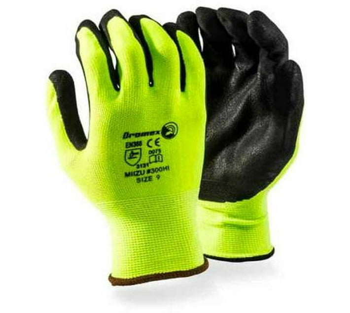 Dromex MIIZU300HI Polyester Safety Gloves (Pack of 2) Makro