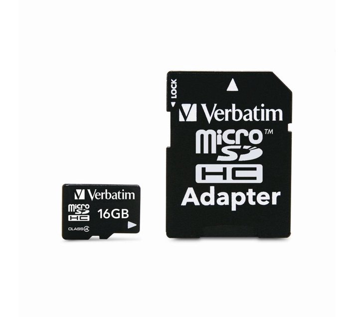 Verbatim Premium Memory Card 16GB MicroSDHC Class 10 44082 Makro