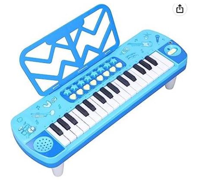 Someone’s in a Makro Electronic Keyboard Piano Toy Mood