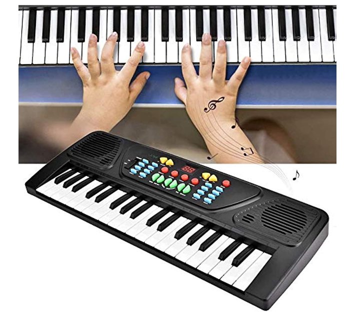 Someone’s in a Makro Kids Electronic Piano Toy 37key Usb Plastic