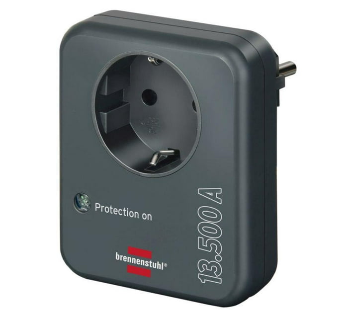 Someone’s in a Makro Brennenstuhl Surge Protection Adaptor Anthracite