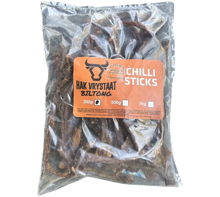 Chilli Sticks Hak Vrystaat Beef Chilli Sticks (0.3 kg) | Makro