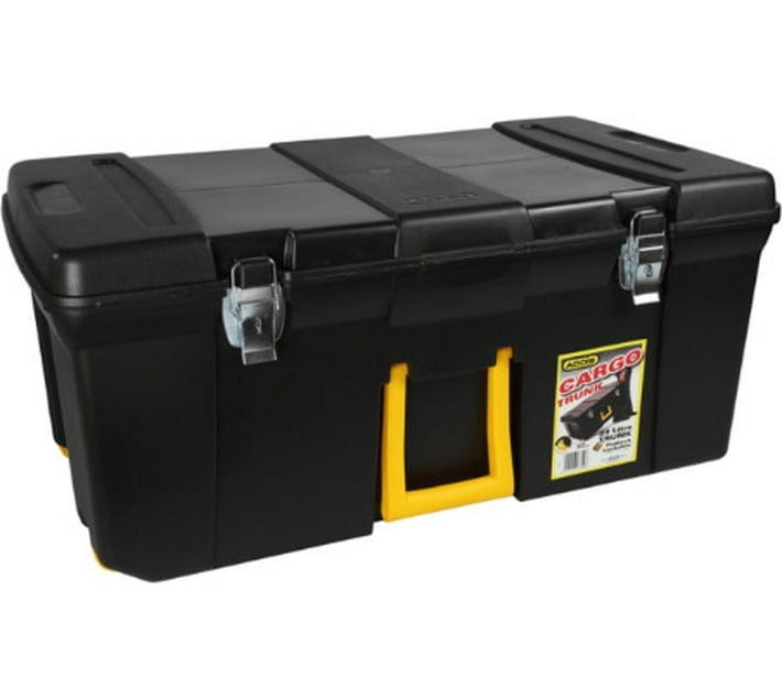 Utility Trunk Black 150 Lb 5.42 Cu. Ft Stainless Steel Bontrager