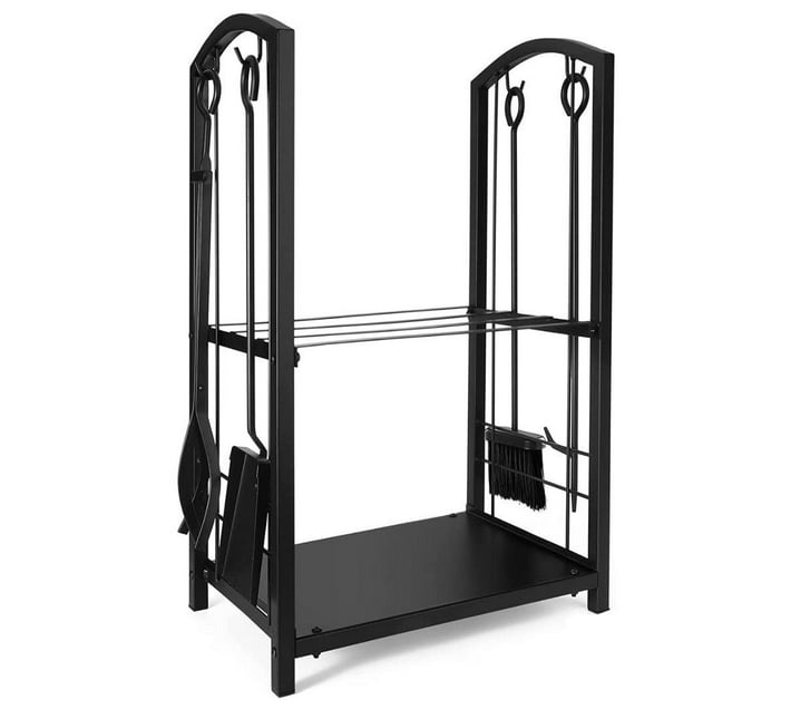 Someone’s in a Makro Lifespace Log Holder Set with 4 x Fireplace Tools Mood