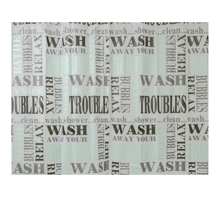 Someone’s in a Makro White Relax Shower Curtain PEVA Mood