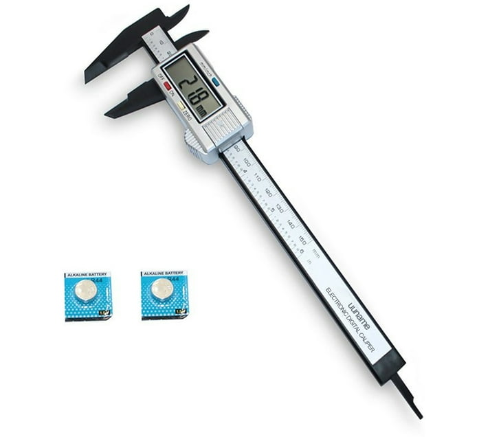 uuname Silver Digital Vernier Caliper Micrometer Caliper Electronic