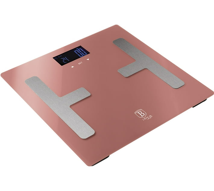 Berlinger Haus 150kg Smart Digital Body Fat Bathroom Scale - i-Rose Edition Digital Bathroom ...