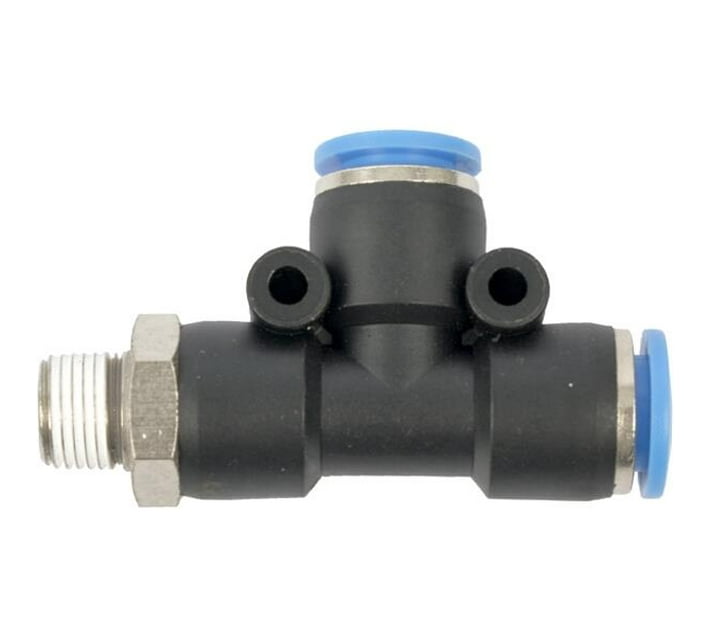 Pu Hose Fitting Tee 8mm X 8mm X 1/8m Makro