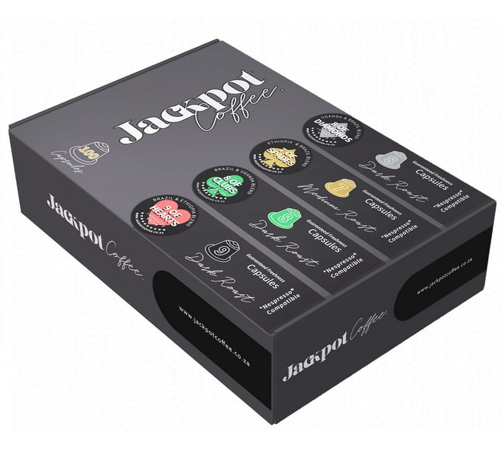 Buy Jackpot Coffee JackpotCoffee Bulk Box - 100 Coffee Capsule