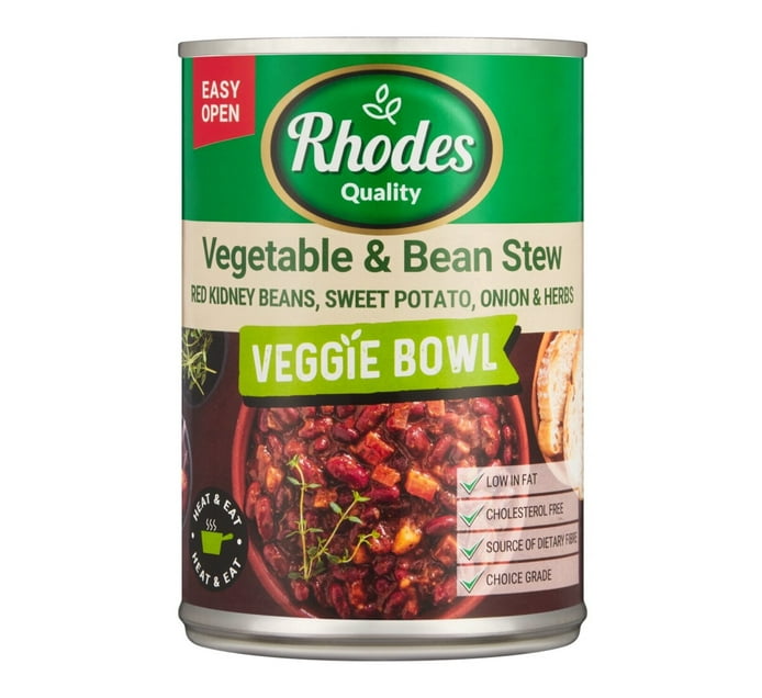 Rhodes Veggie Bowl Vegetable & Bean Stew | Makro