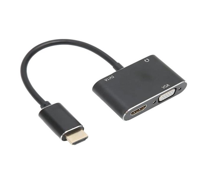 Someone’s in a Makro Hdmi To Vga & Hdmi Splitter Mood