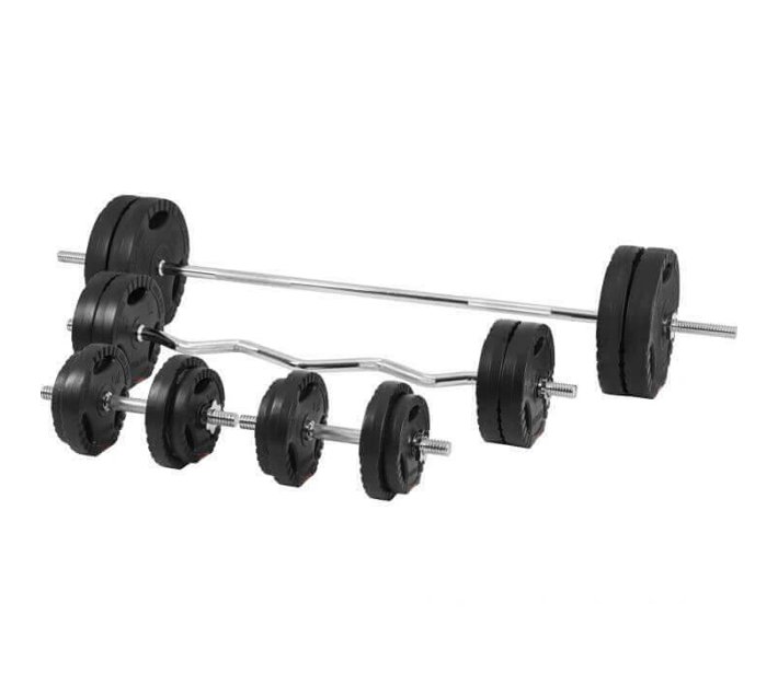 Someone’s in a Makro Vinyl Tri Grip Weight Set 100KG Mood