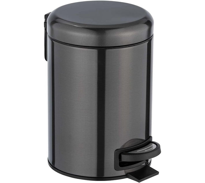 Wenko 3L Pedal Stainless Steel Dustbin Makro