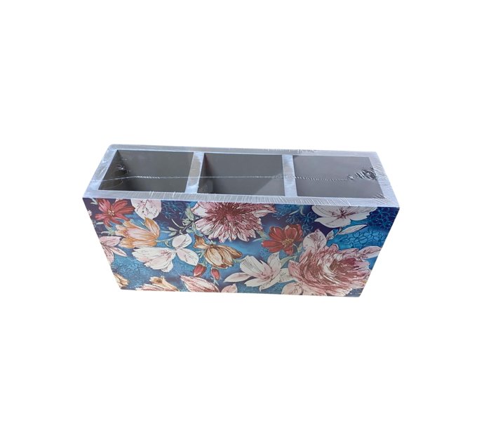 Someone’s in a Makro Cutlery/Stationary Holder With Colourful Flowers Mood