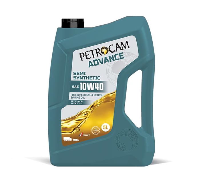 Petrocam Advance 10W40 SemiSynthetic Engine Oil 5 litre Makro