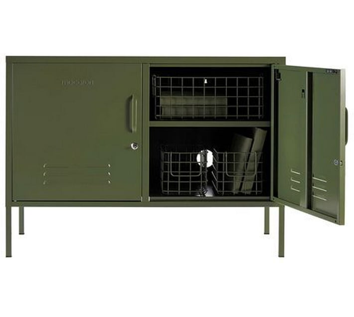 Steel Furniture Warehouse Steel Swing Door TV Stand Lowdown Storage