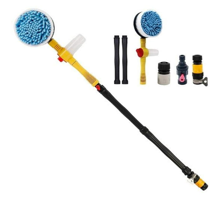 Toolly Car Wash Brush Car Cleaning Kit 360° Spin Car Mop Microfiber Car