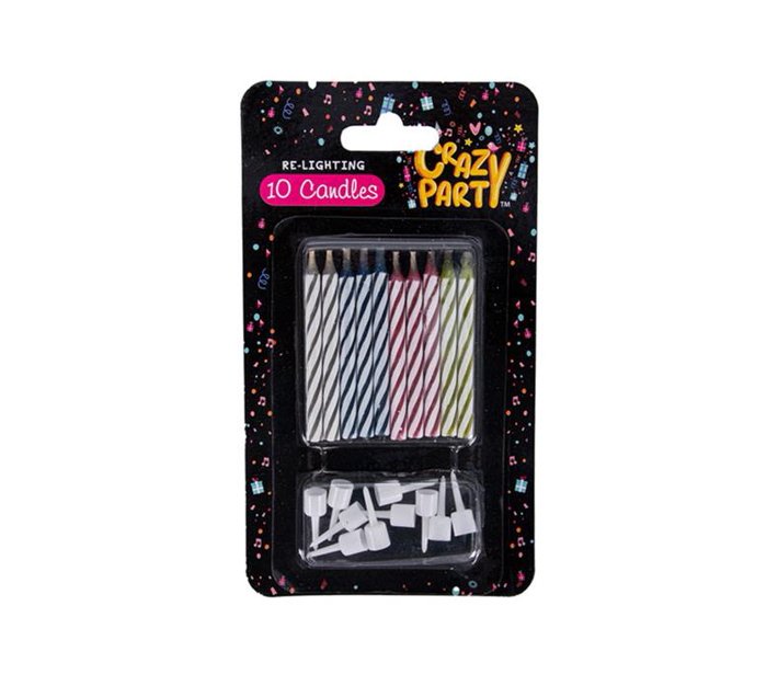 Someone’s in a Makro Birthday Candles 10 Piece ReLighting 10