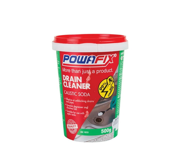 Powafix Drain Cleaner Caustic Soda 500g Makro