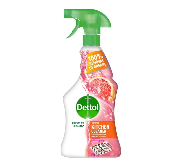 Buy Dettol Kitchen Cleaner Pink Grapefruit Trigger 500ml in Bulk ...
