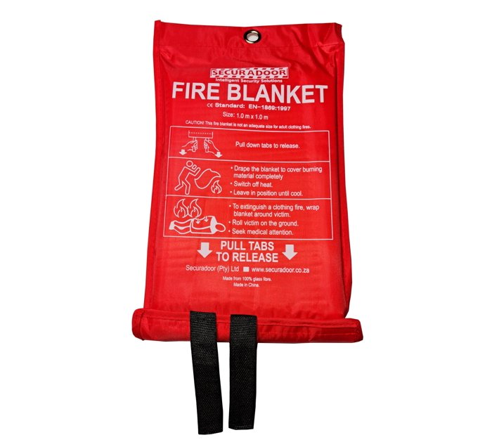 Someone’s in a Makro Securadoor Fire Blanket 1m x 1m Mood
