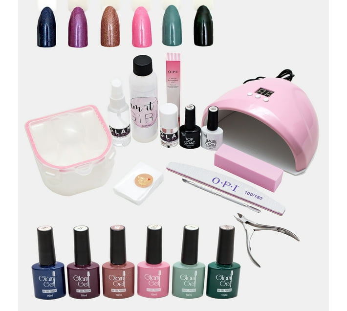 GLAM IT UP GIRL High Quality UV/LED Glam Gel Nail Polish Starter & Soak