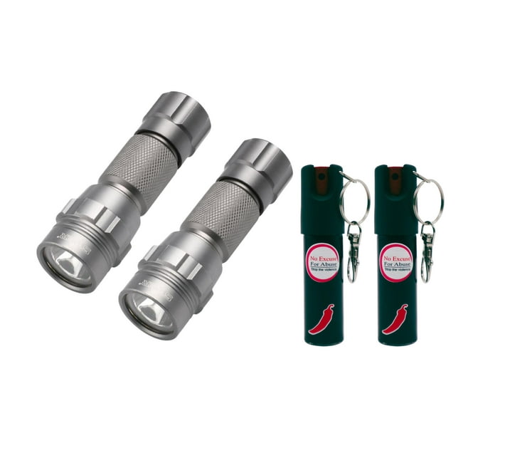 Stier Keyring Torch and Pepper Spray Combo 2 Pack Makro