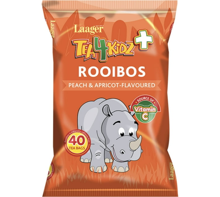 Buy Laager Tea4kids 40's Peach & Apricot Rooibos Tea Pack (40 Bags) in ...
