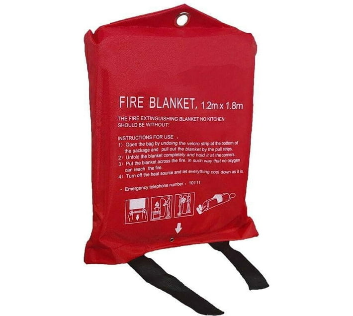 Generic Solid Single Weighted Blanket for AC Room (Polyester, Red) Makro