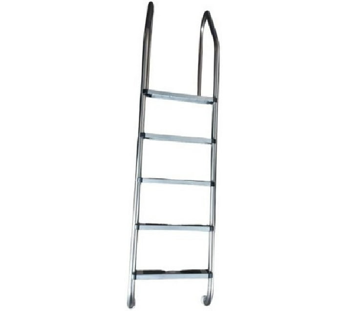 Aqua Max L5S Aluminium Ladder (Hand Rail) Makro