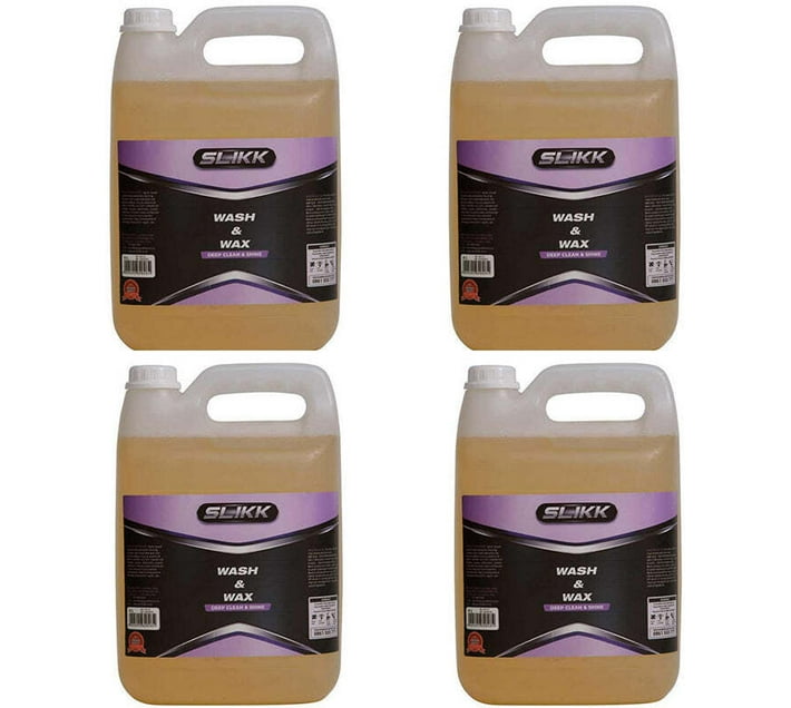 SLIKK Wash & Wax Car Shampoo 5 Litre ( 4 Pack ) Makro