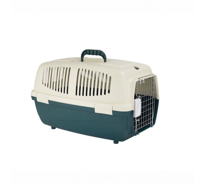 Someone’s in a Makro Medium Green Pet Carrier Mood