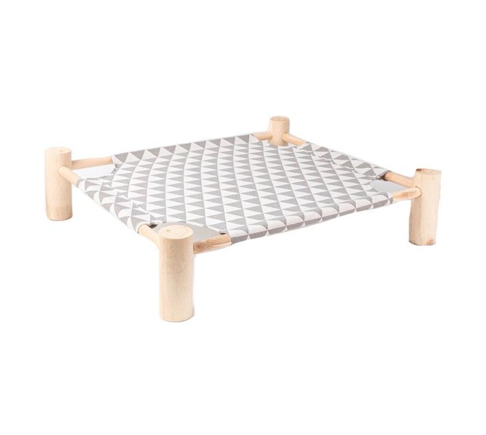 Someone’s in a Makro Pet Bed Elevated Cat/Dog Bed House Hammocks Wood