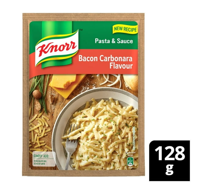 Knorr Pasta & Sauce Bacon Carbonara (24 x 128g) Makro